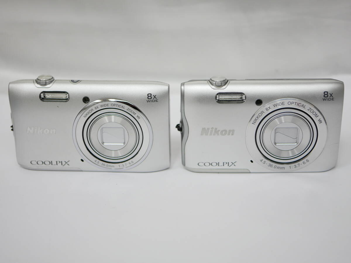 #4786 NIKON コンデジ2台 S3600 A300 coolpix クールピクス