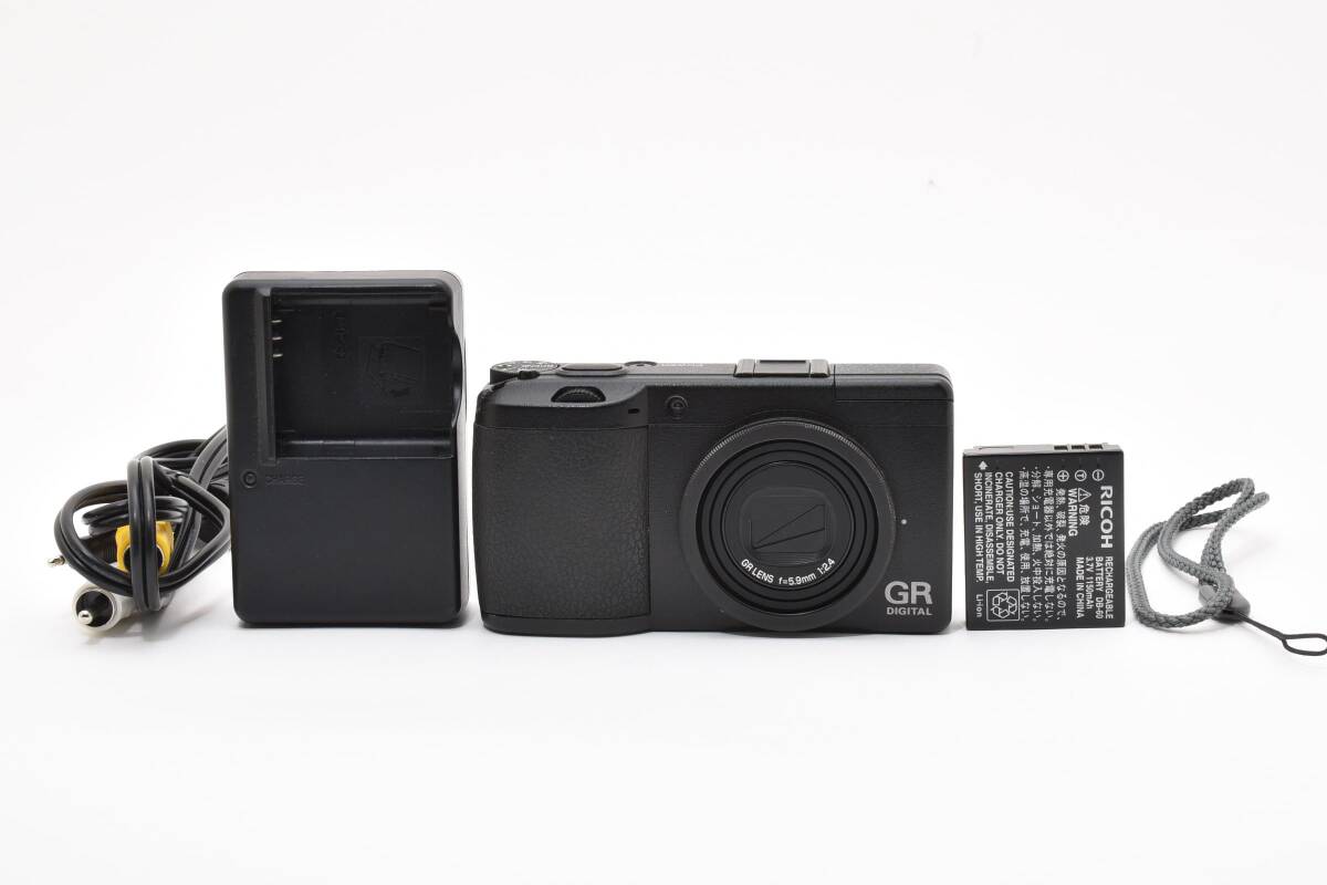 【特上美品】リコー RICOH GR DIGITAL II コンパクトデジタルカメラ ★シャッター回数4,643回★【動作確認済】#2963965
