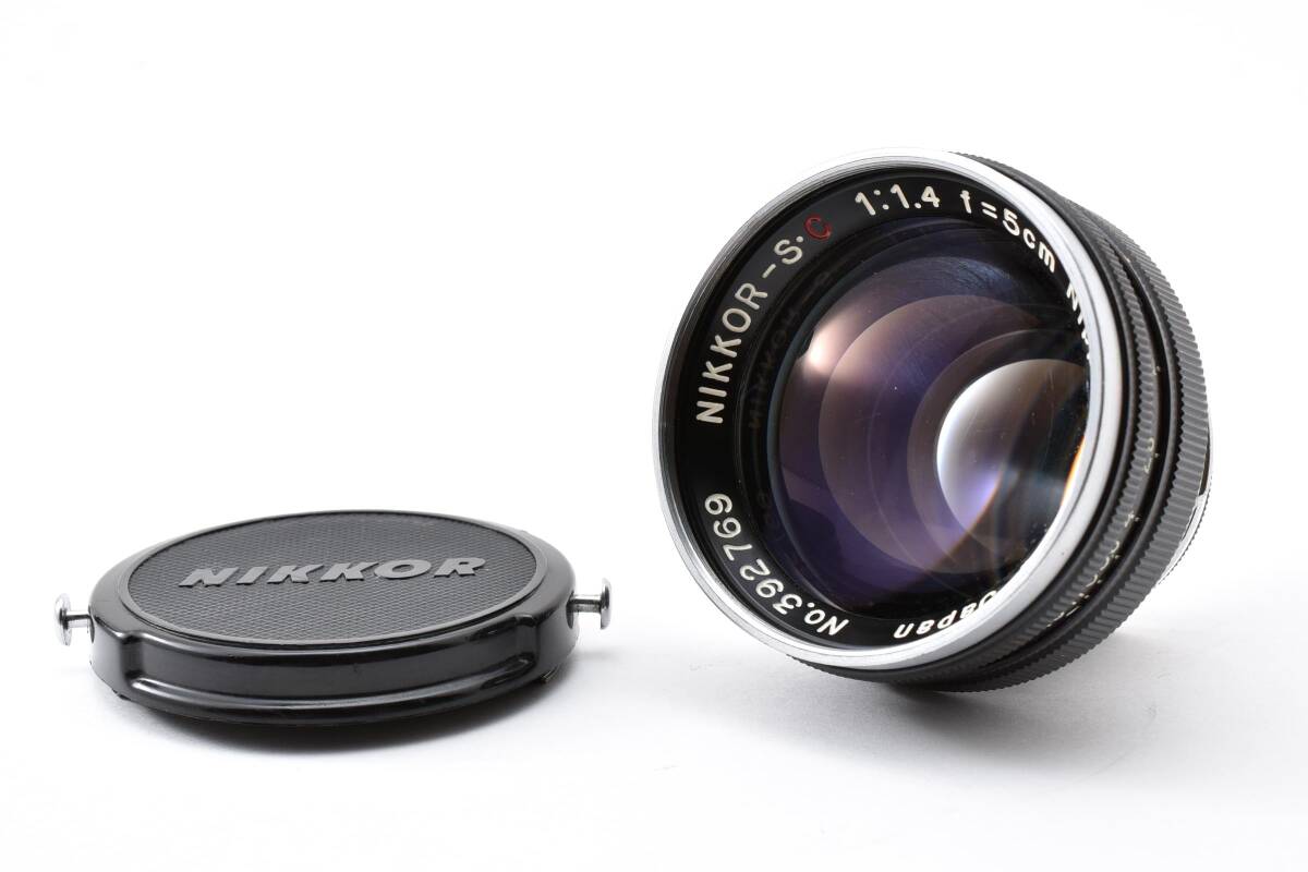 【極美品】ニコン Nikon Nippon Kogaku NIKKOR-S・C 5cm F1.4 Sマウント【動作確認済】#2978544