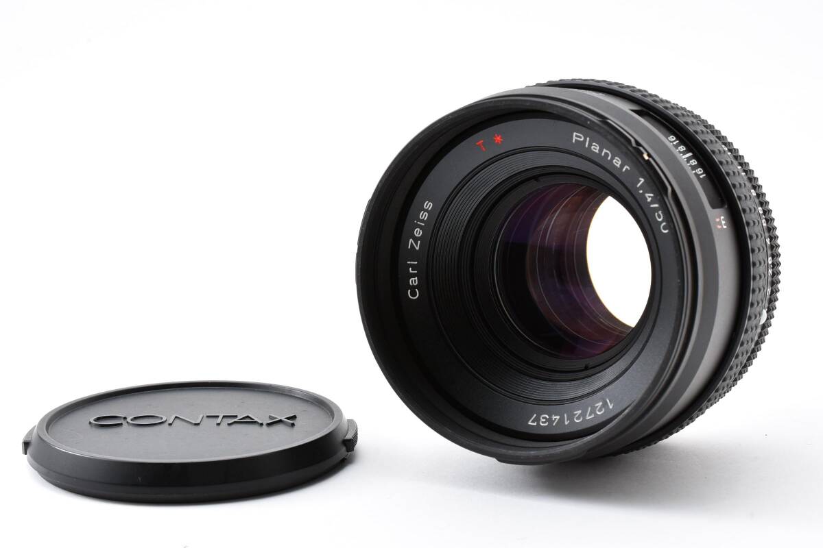 【希少・特上美品】CONTAX Carl Zeiss Planar T* 50mm F1.4 カメラレンズ Nマウント コンタックス【動作確認済】#2978559