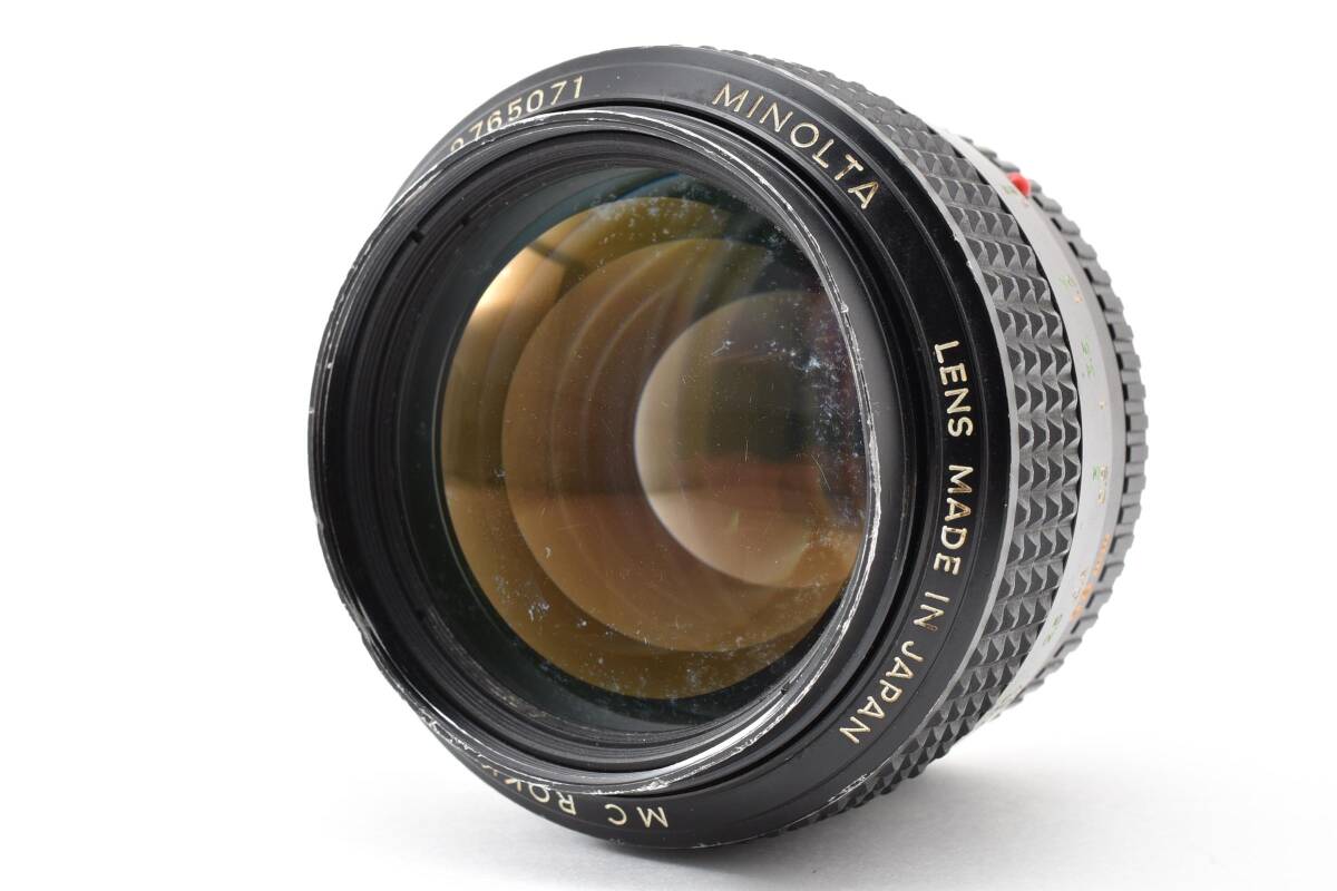 【美品】MINOLTA ミノルタ MC ROKKOR-PG 58mm F1.2【動作確認済】#2980161
