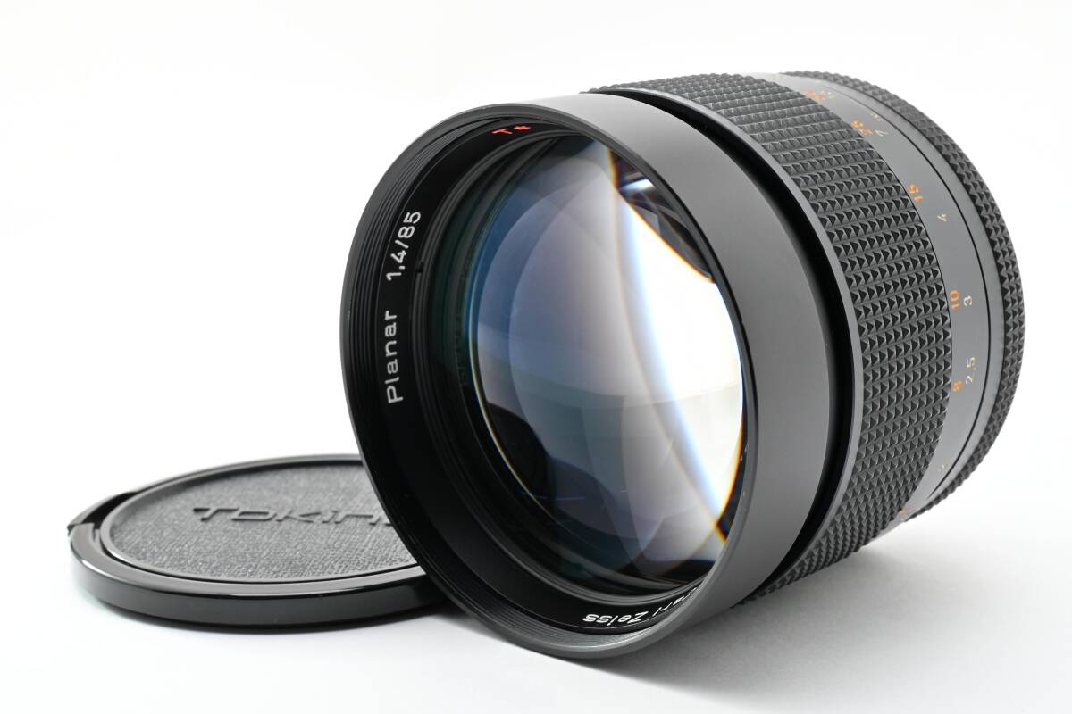 【美品】CONTAX Carl Zeiss Planar 85mm F1.4 T* AEG【動作確認済】#2986470