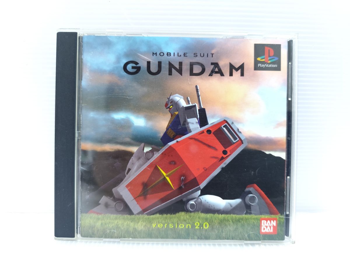 PS【帯 説明書 ケース 付属】機動戦士ガンダム　version2.0 PlayStation ソフト 起動確認〇