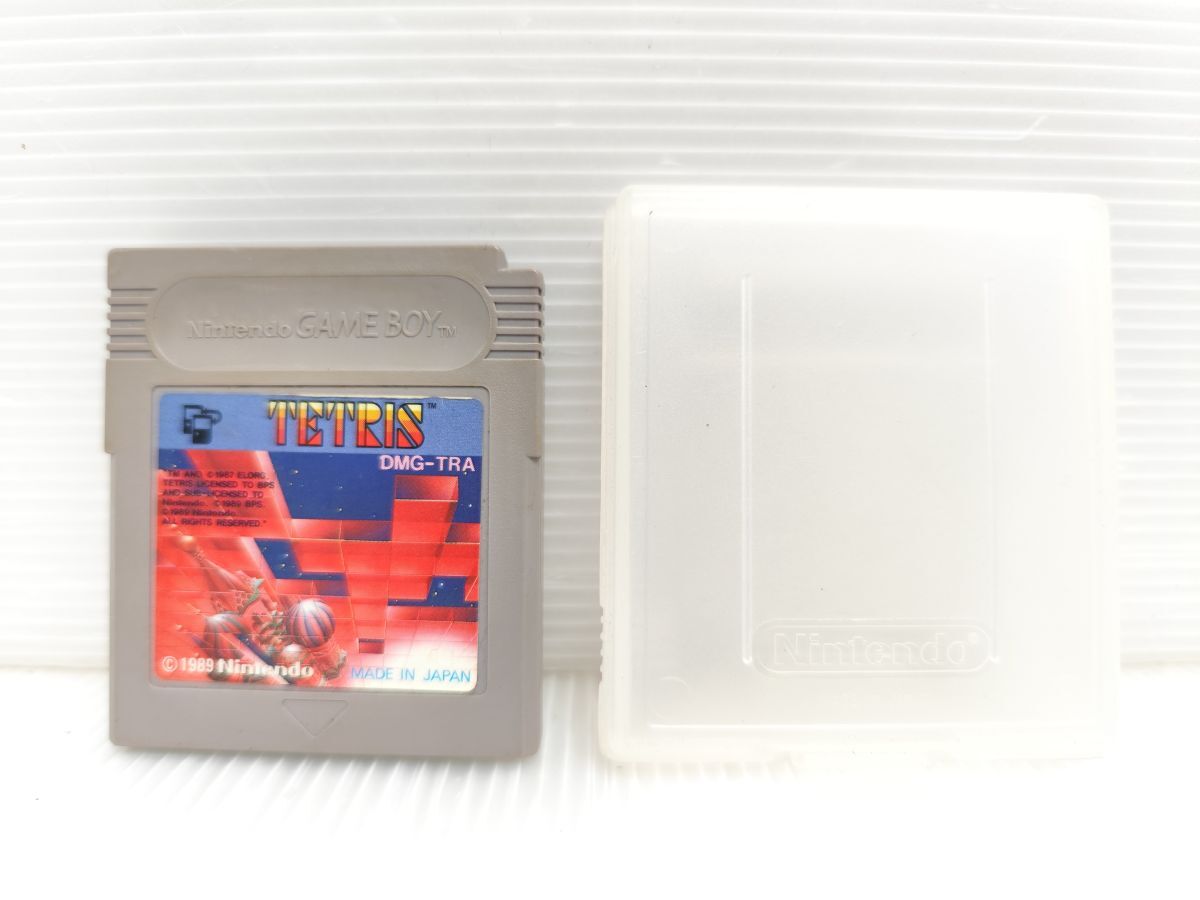 GB　ゲームボーイ 　テトリス　初期版　メヌエット　DMG-TRA 　刻印09　ソフト 任天堂 　ハードケース入り　動作確認〇