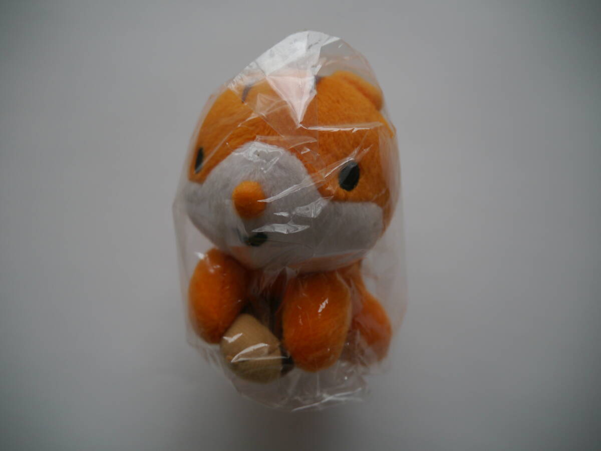 【新品・未使用】サンリオ[Sanrio] 多摩信金 リスル[RISURU] ぬいぐるみ ストラップ付 非売品