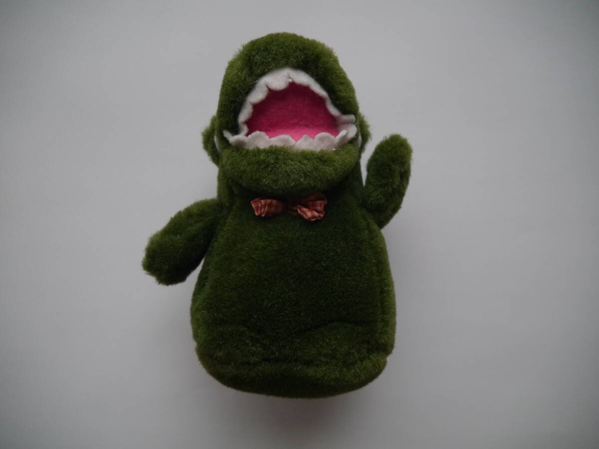 【中古】恐竜 ぬいぐるみ 蝶ネクタイ付 平成レトロ