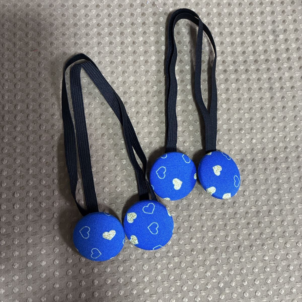 裾ズレ落ち防止バンド　ガウチョ ワイドパンツに ハンドメイド ハート