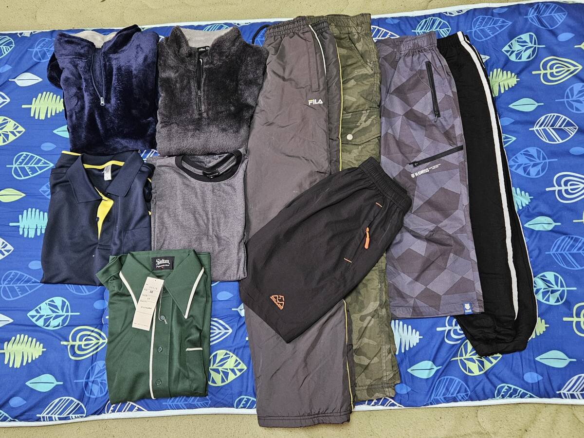 送料無料・未使用&中古・男性用・M・半袖、長袖、ズボン等