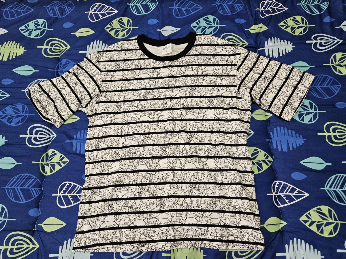 送料無料・中古？ポケモン・半袖Tシャツ・ピカチュウ、カビゴン、ミミッキュ、リザードン、ゲンガー、ミジュマル等・GU
