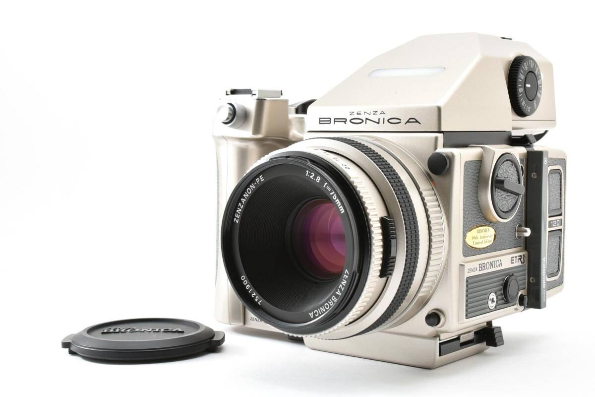 超希少 ★美品★ BRONICA ブロニカ ETR-Si 40Th Limited Edition PE 75mm f2.8 中判カメラ フィルムカメラ (5671)