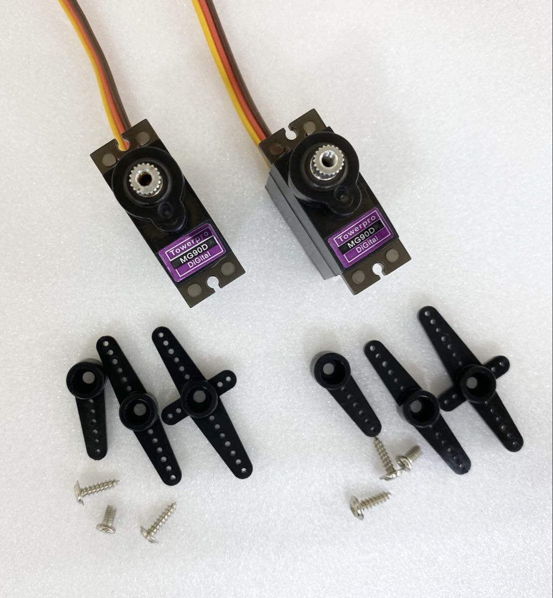 【保管品】◇Towerpro タワープロ MG90D デジタル・マイクロサーボ 2個セット◇現状品 4