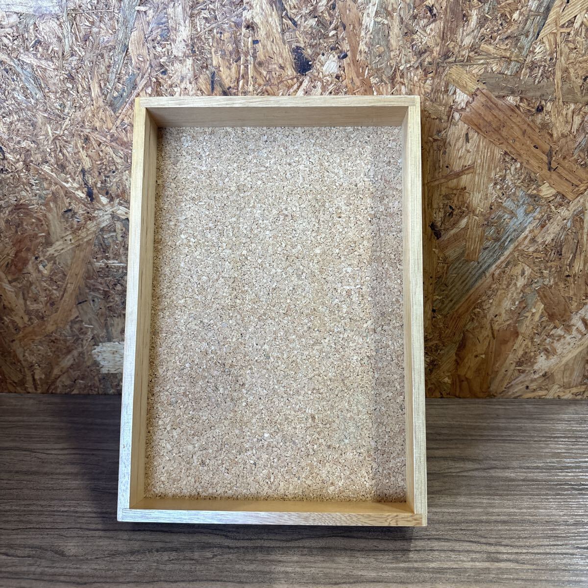 ◎木箱◎コルク敷き◎コレクション◎小物入れ◎雑貨◎展示箱◎標本箱◎インテリア◎中古品◎引取可能◎札幌◎北海道◎