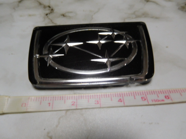 希少レア☆彡中古・スバル・SUBARU・6スター・星（6.7㎝）表面アクリル製・車種不明？エンブレムバッチ・当時物・レトロカー・旧車・