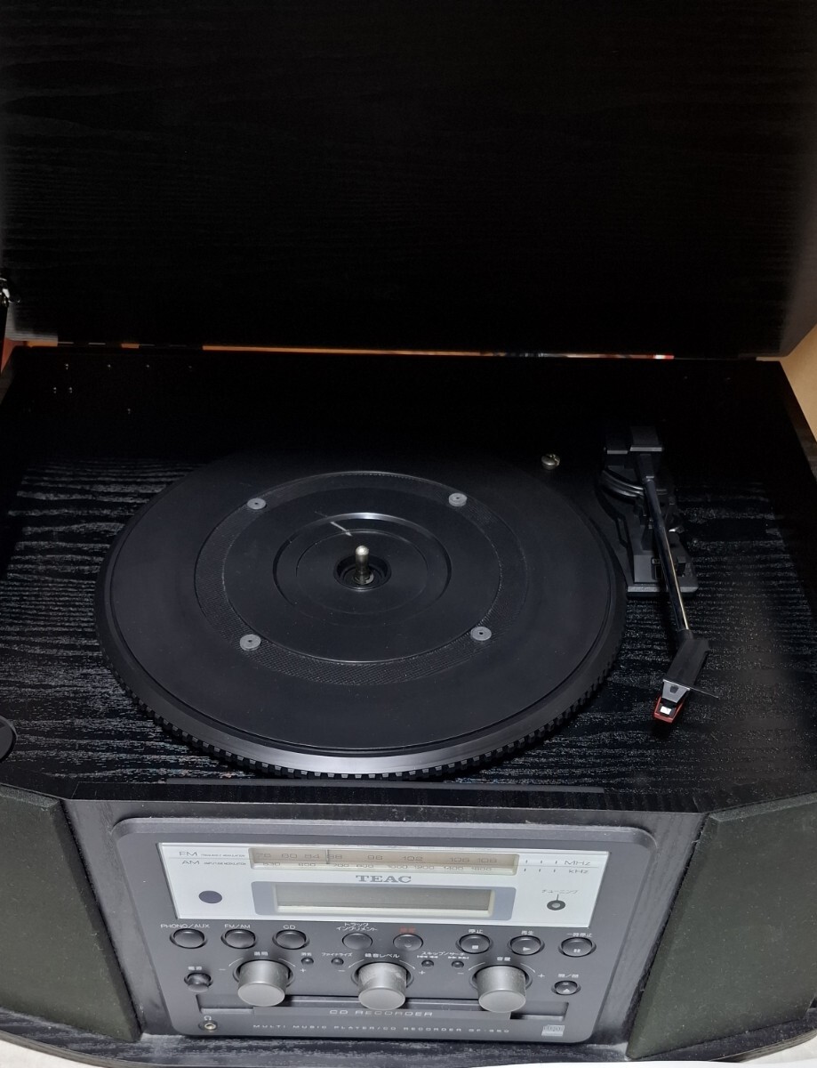 ジャンク品　TEAC GF-350 レコードプレーヤー CDレコーダー 本体