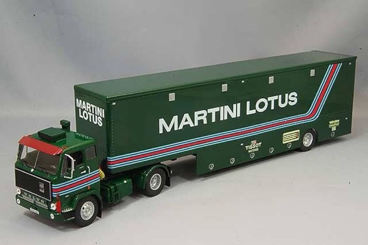 ixo 1/43 VOLVO F89 Martini - Lotus Racing Transporter 新品　未開封品　イクソモデル　マルティニ　ロータス　トランスポーター