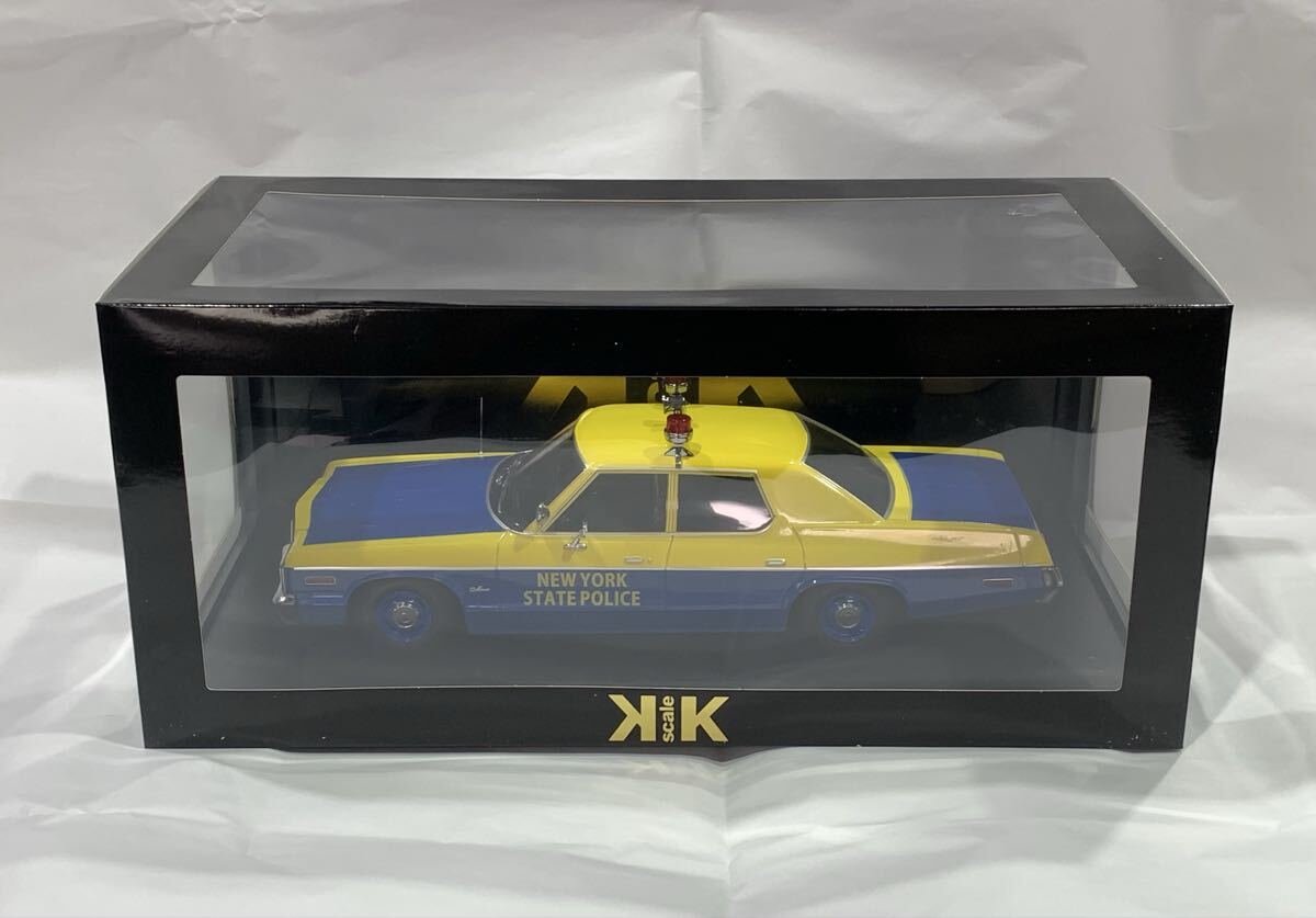 KKscale 1/18 Dodge Monaco 1974 New York State Police 新品　ダッジ　モナコ　ニューヨーク州警察　パトカー　アメ車　完成品