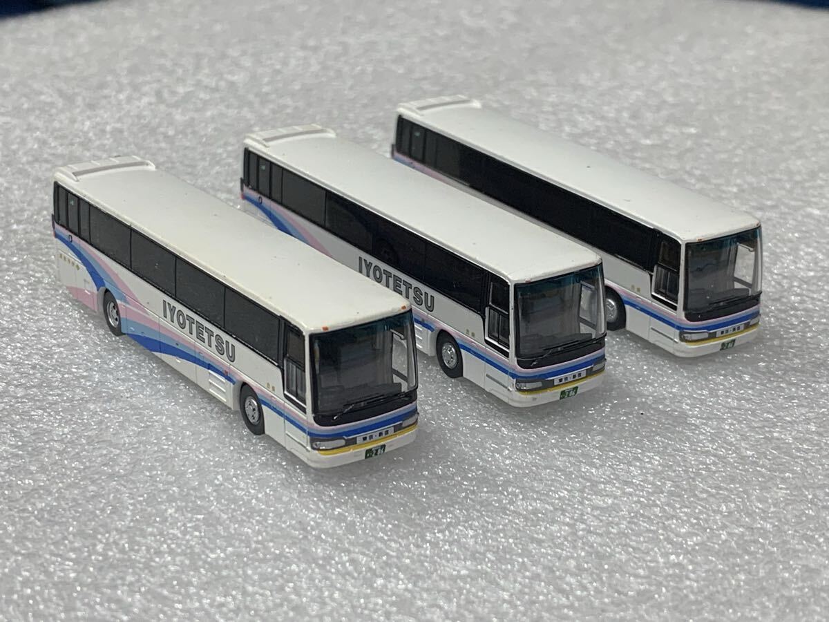 TOMYTEC 1/150 Nゲージ　 伊予鉄道バス　3台セット　 伊那バス バスコレクション　バスコレ 鉄道模型　ストラクチャー　 トミーテック