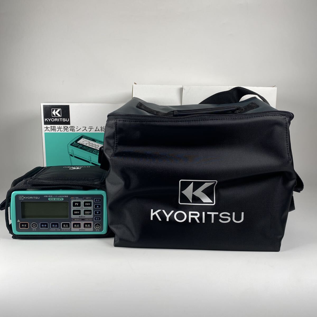 【新品未使用品】KYORITSU 共立 キョーリツ 太陽光発電システム総合試験器 KEW 6024PV & 精密測定コードセット 7245A オプション付【72】