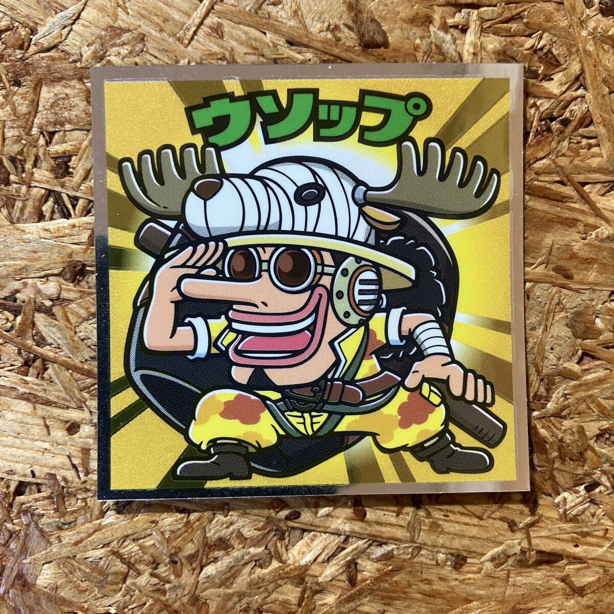 ワンピースマン 20周年 No.4 ウソップ ONE PIECE ワンピース 20th アニバーサリー シール ビックリマン チョコ ロッテ