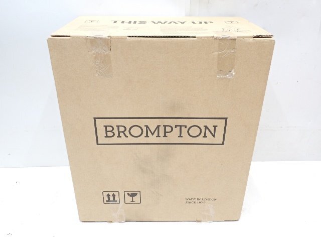 【未開封品】 BROMPTON ブロンプトン P-Line URBAN Mid M12L 折り畳み自転車 ボルトブルーラッカー 元箱付 配送/来店引取可 ∩ 768F5-2