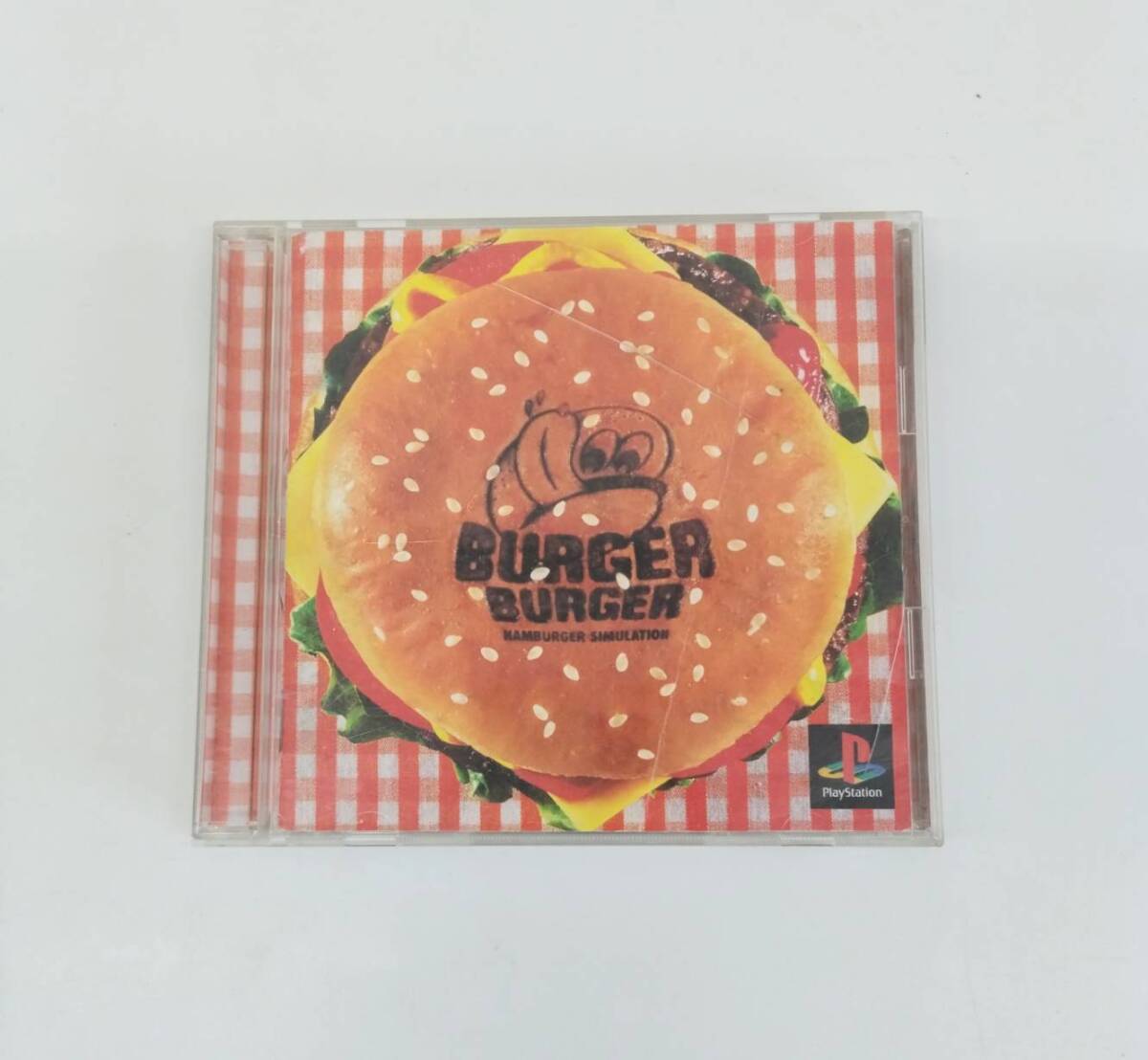 【初代PlayStation用ソフト】経営シミュレーションゲーム：バーガーバーガー / 100店舗 出店 目指す! /発売:1997年11月27日/ 管理：コ20）