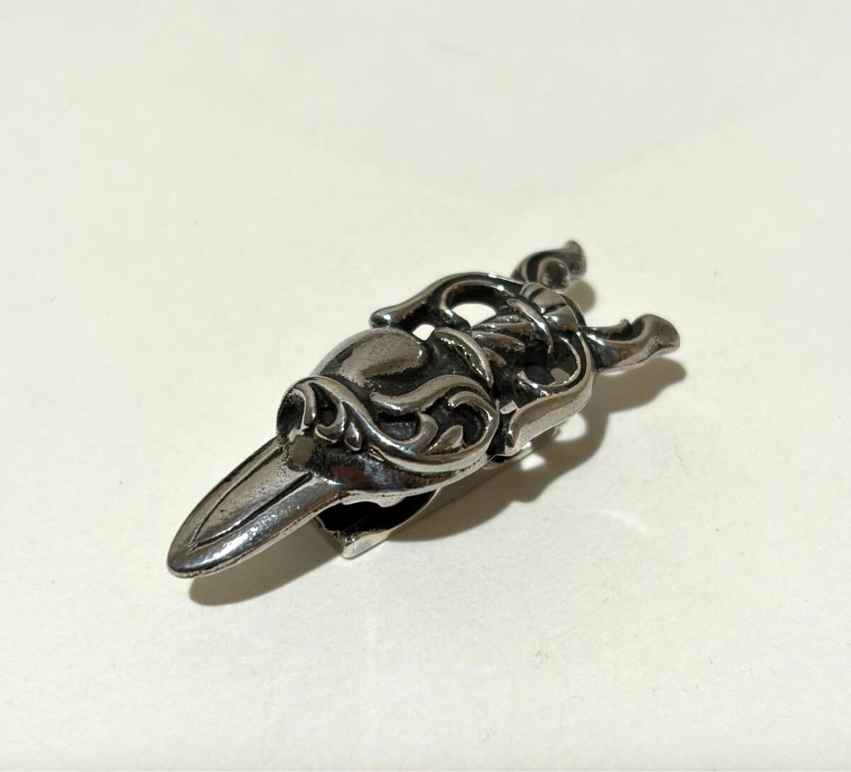 CHROME HEARTS クロムハーツ HAIRBAND DAGGER HEART ダガーハート ヘアバンド コンチョ シルバー　チャーム　ヘアゴム　ブレスレット