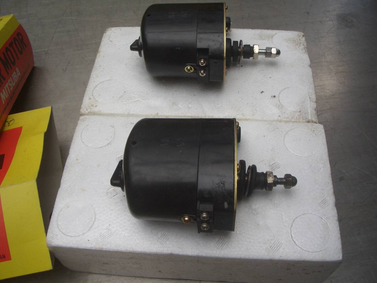 ジープ用ワイパーモーター　２個セット　１２V　中古品