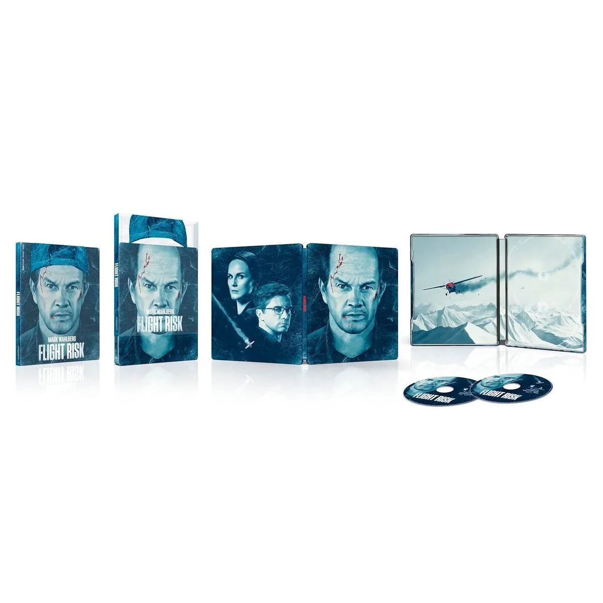 フライト・リスク 4K ULTRA HD+Blu-ray 2枚組スチールブック メル・ギブソン マーク・ウォールバーグ