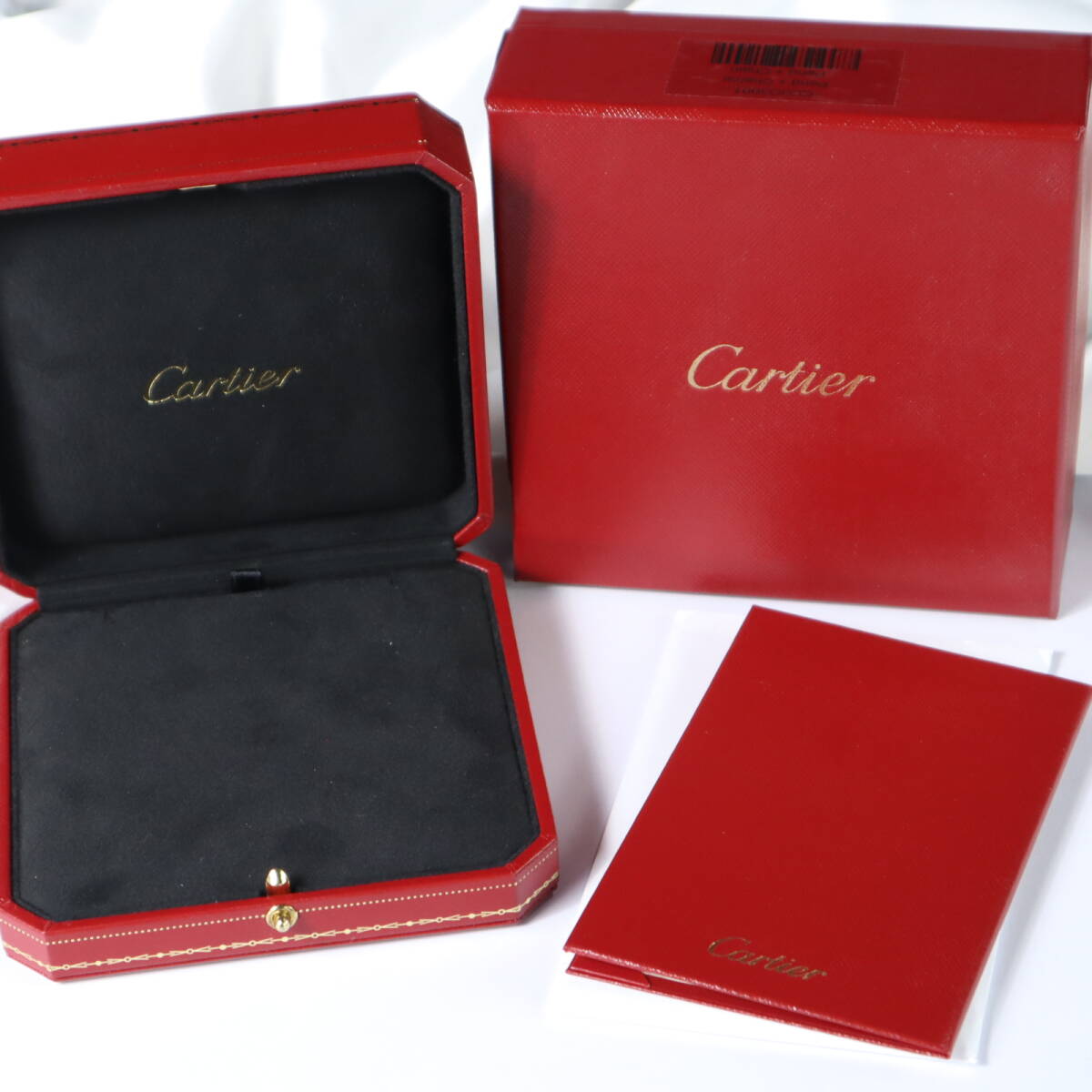 カルティエ 純正 空箱 証明書 COJO3001 Pend+Chain 外箱 冊子 Cartier 保存箱 付属品