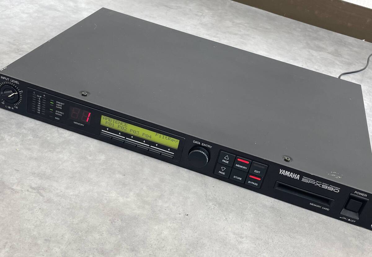 3R7777◆YAMAHA SPX990 マルチエフェクトプロセッサー ヤマハ◆