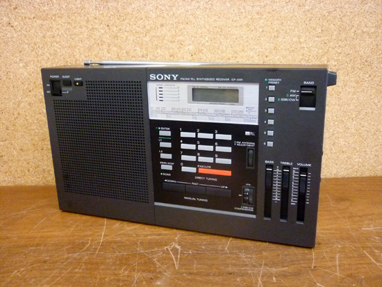 SONY AM/FM 2BAND RECEIVER ICF-2001 デジタルシンセサイザー式マルチバンドラジオ 本体のみ ソニー 短波 札幌 平岸店