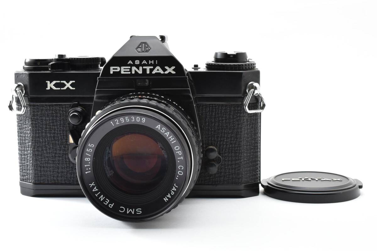 【動作確認済】Pentax KX ブラック ＋ SMC PENTAX 55mm F1.8 ペンタックス フィルムカメラ 一眼レフ ボディ レンズ