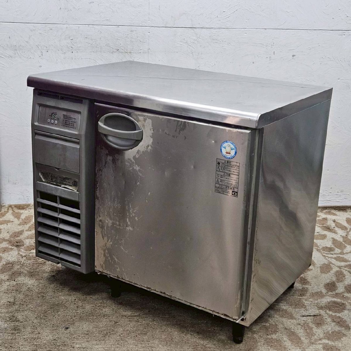 フクシマガリレイ コールドテーブル冷蔵庫 YRC-090RM2 100V 奥行600mm 154L 業務用 1ドア /D4868