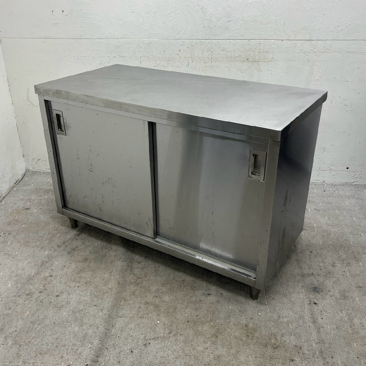 ステンレス 食器庫 調理台 1200×600×800mm 業務用 /D6840
