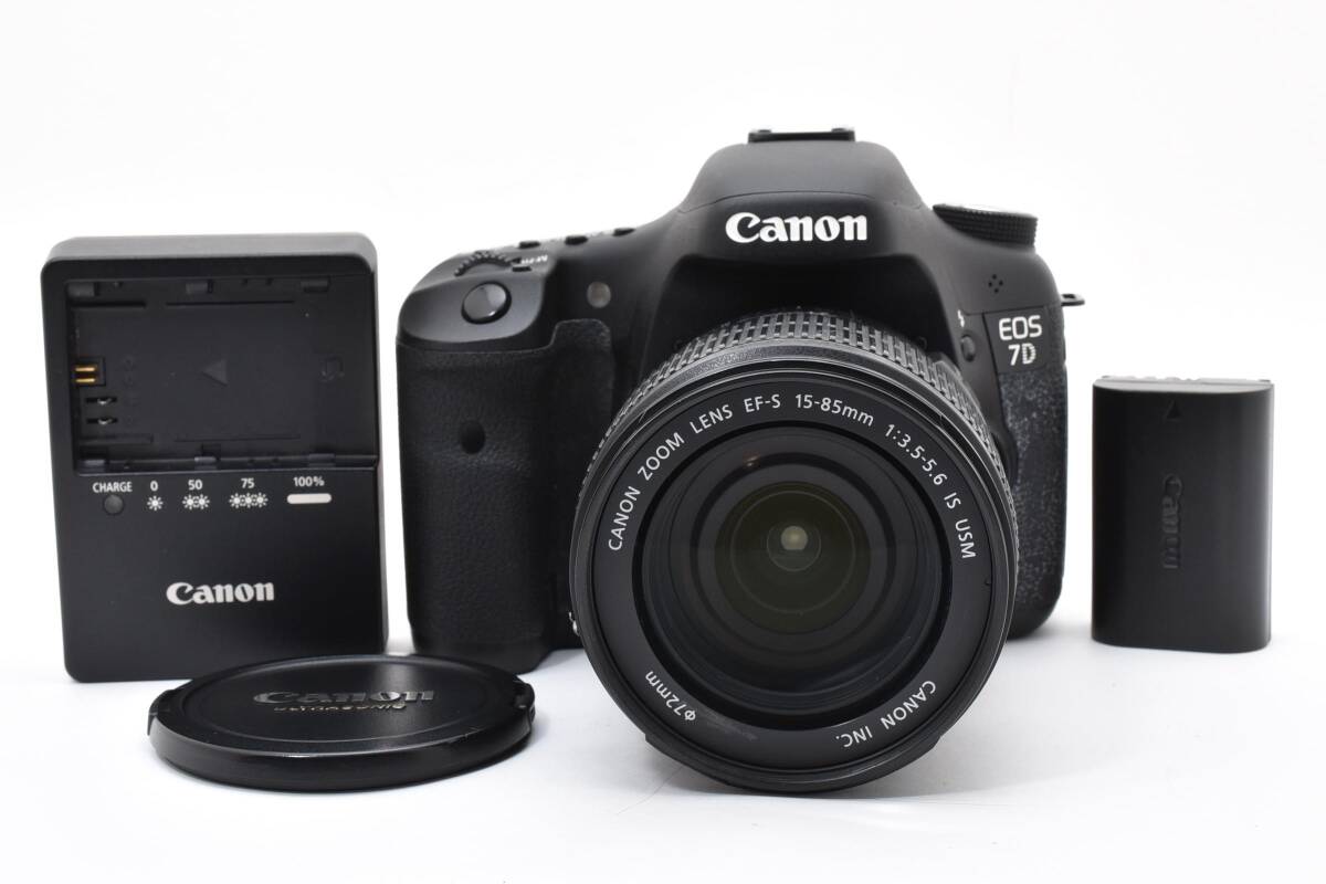 【美品】Canon キヤノン EOS7D EF-S15-85mm付 動作品 #2955163