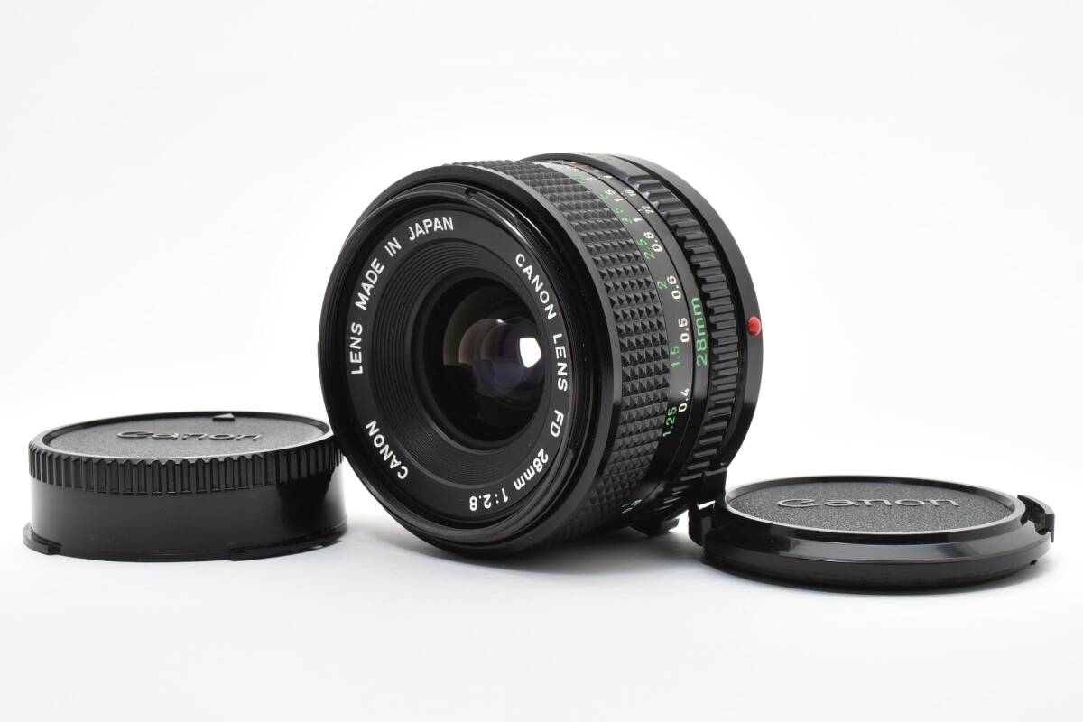 【超美品】Canon キヤノン New FD 28mm F2.8 広角 単焦点レンズ 銘玉 #2963326