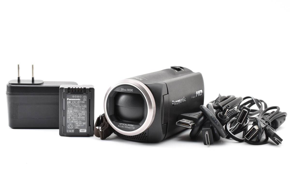 【超美品】Panasonic パナソニック V360MS ビデオカメラ 90倍ズーム #2979888