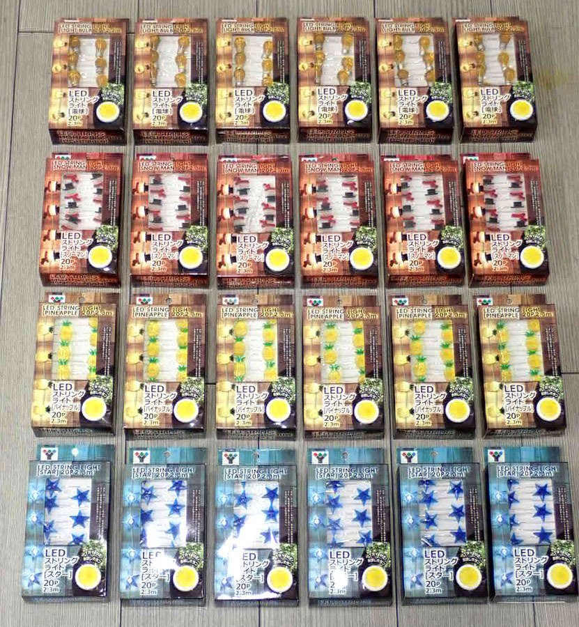 ■まとめ売り■　LEDストリングライト（1箱＝20球）X24箱　（クリスマス・LED電球）＠