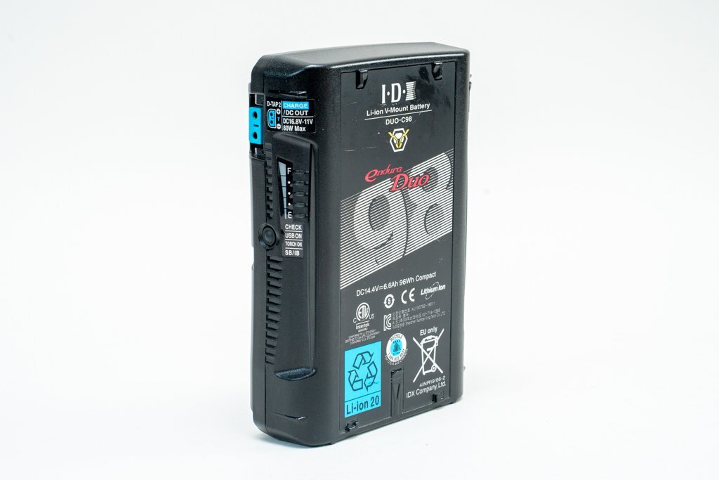 Ｖマウントタイプリチウムイオンバッテリー IDX DUO-C98　No.55 ジャンク品扱い 26070905