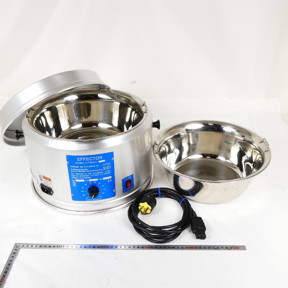 日仏商事 エフェクター 乾式チョコレート溶解器 6L EFFECTOR 製菓 業務用 100V 店舗 厨房機器 中古■EC060s■