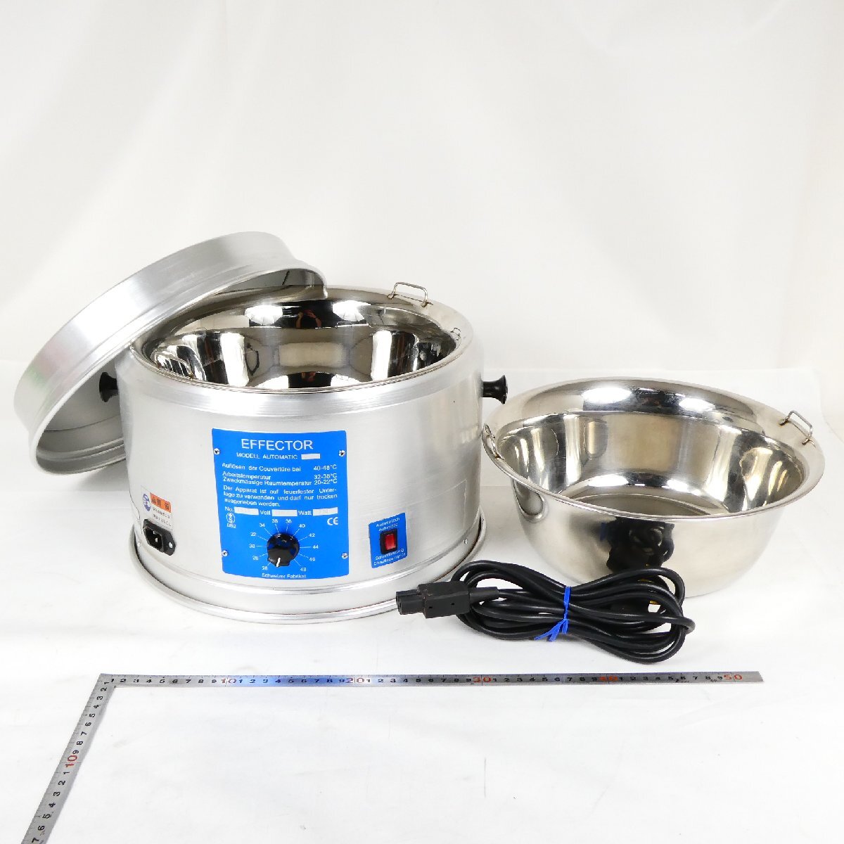 日仏商事 エフェクター 乾式チョコレート溶解器 6L EFFECTOR 製菓 業務用 100V 店舗 厨房機器 中古■EC058s■