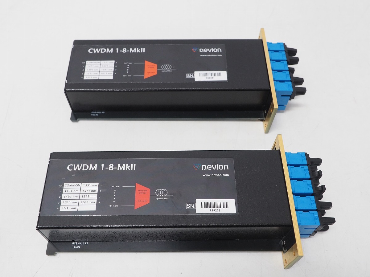 Nevion FLASHLINK CWDM1-8 MKII マルチ・デマルチプレクサ *453214