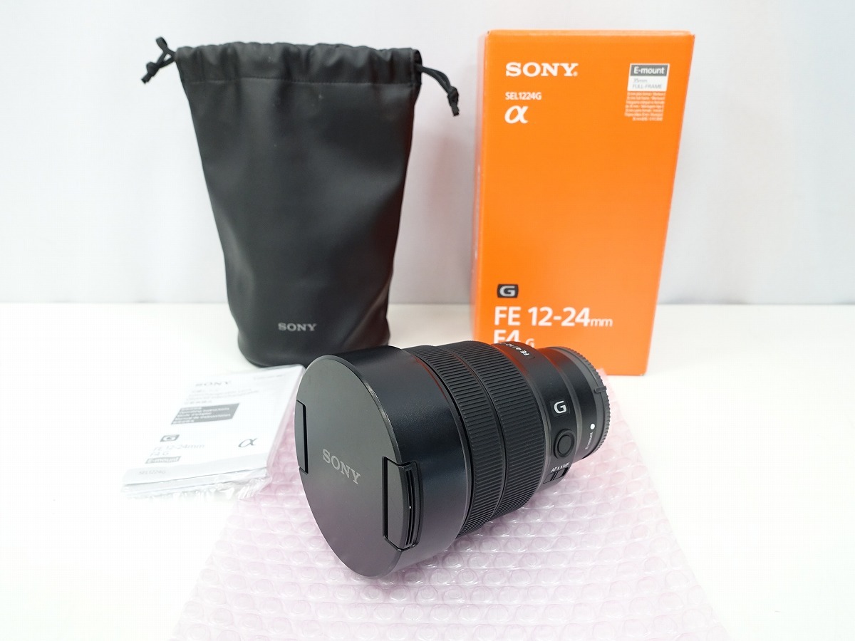 【美品】 SONY FE 12-24mm F4 G デジタル一眼カメラα用レンズ SEL1224G Eマウント 35mmフルサイズ対応 超広角ズームレンズ 動作品 *452673