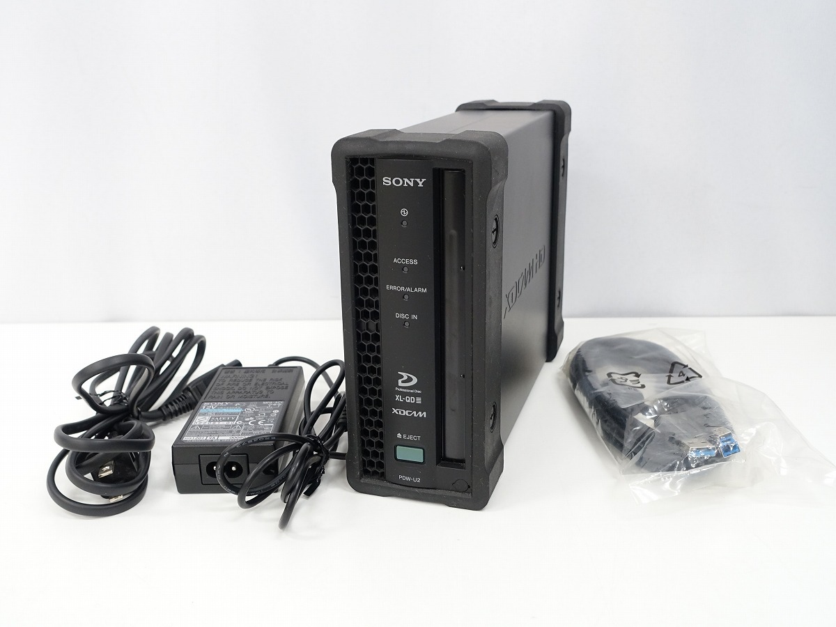 【Laser僅か18】 SONY XDCAMドライブ PDW-U2 動作品 / 4層対応 USB3.0 *453221