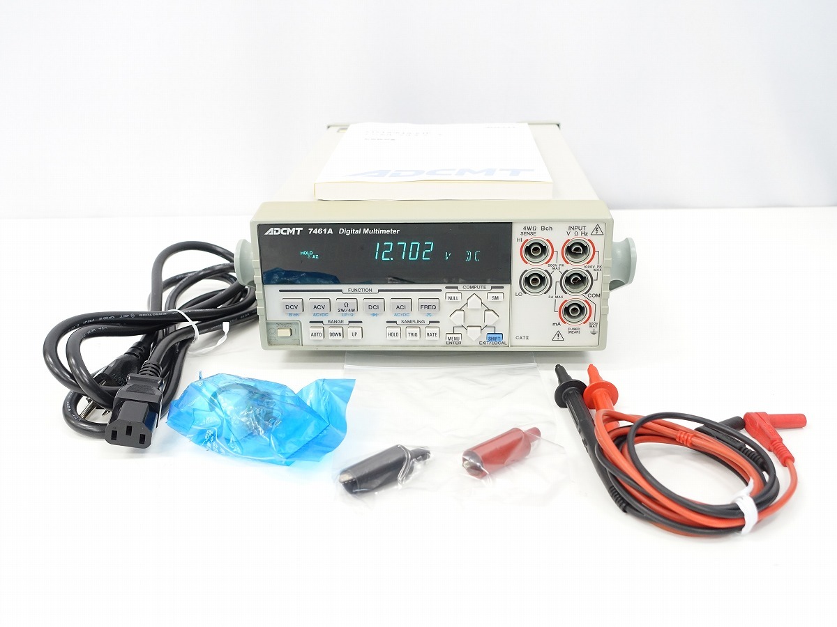 ADCMT 7461A デジタルマルチメーター 訳あり 動作品 *451438