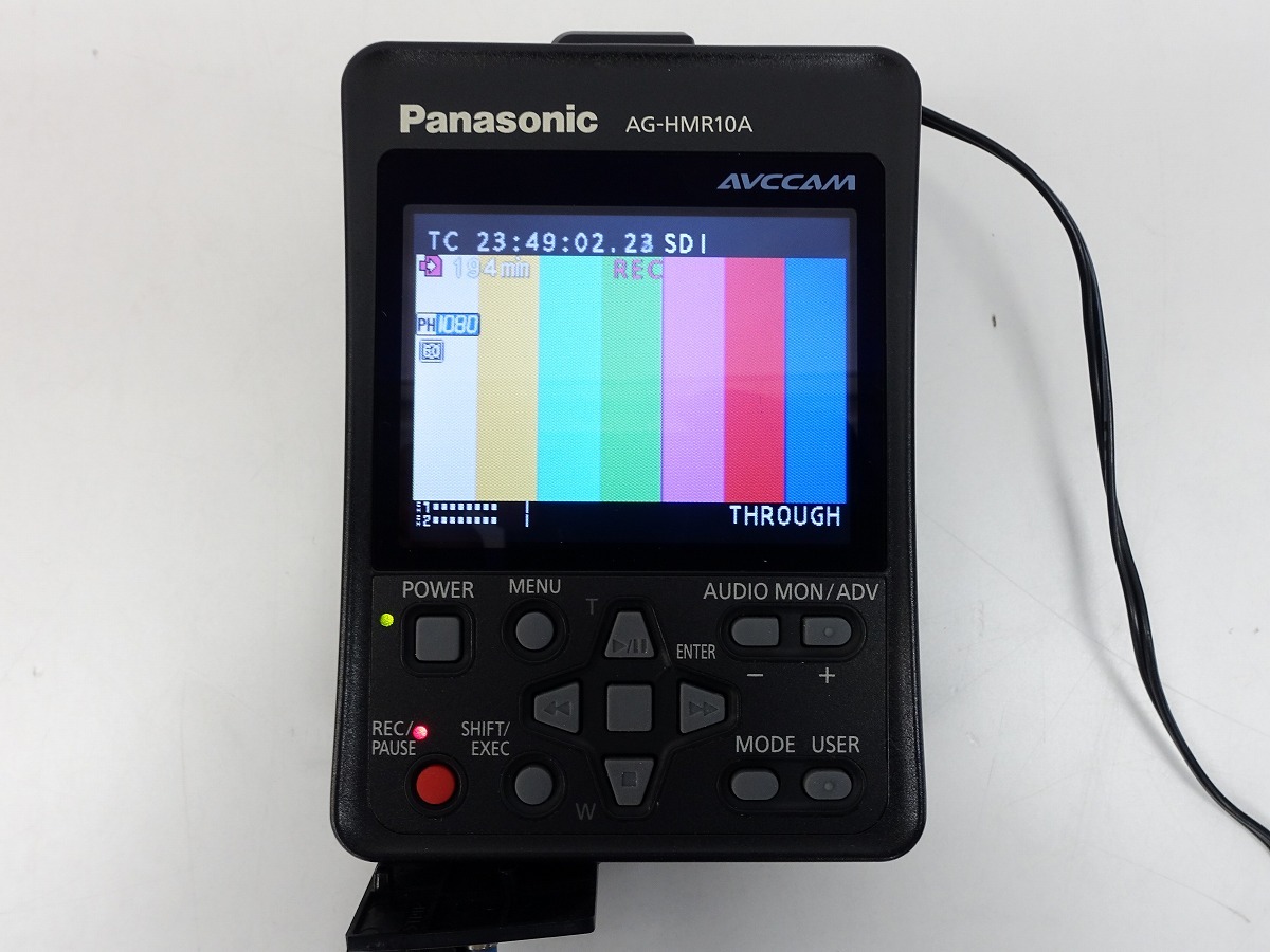 Panasonic AG-HMR10A AVCHDポータブルビデオレコーダー 動作品 *444775