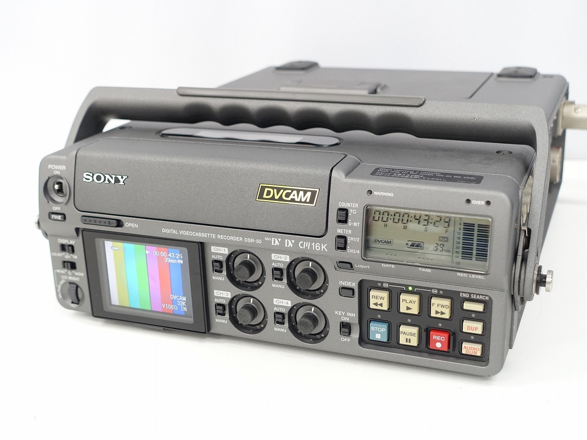 【使用時間 0ｘ10Ｈ！】 SONY DVCAMレコーダー DSR-50 訳あり 動作品 *445920