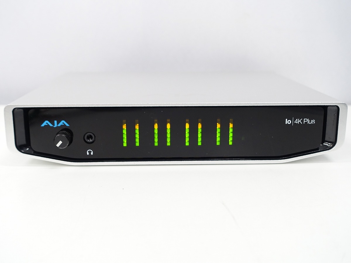 AJA IO 4K PLUS Thunderbolt3 プロフェッショナルビデオ/オーディオ I/O (12G-SDIとHDMI2.0搭載) ジャンク *447149