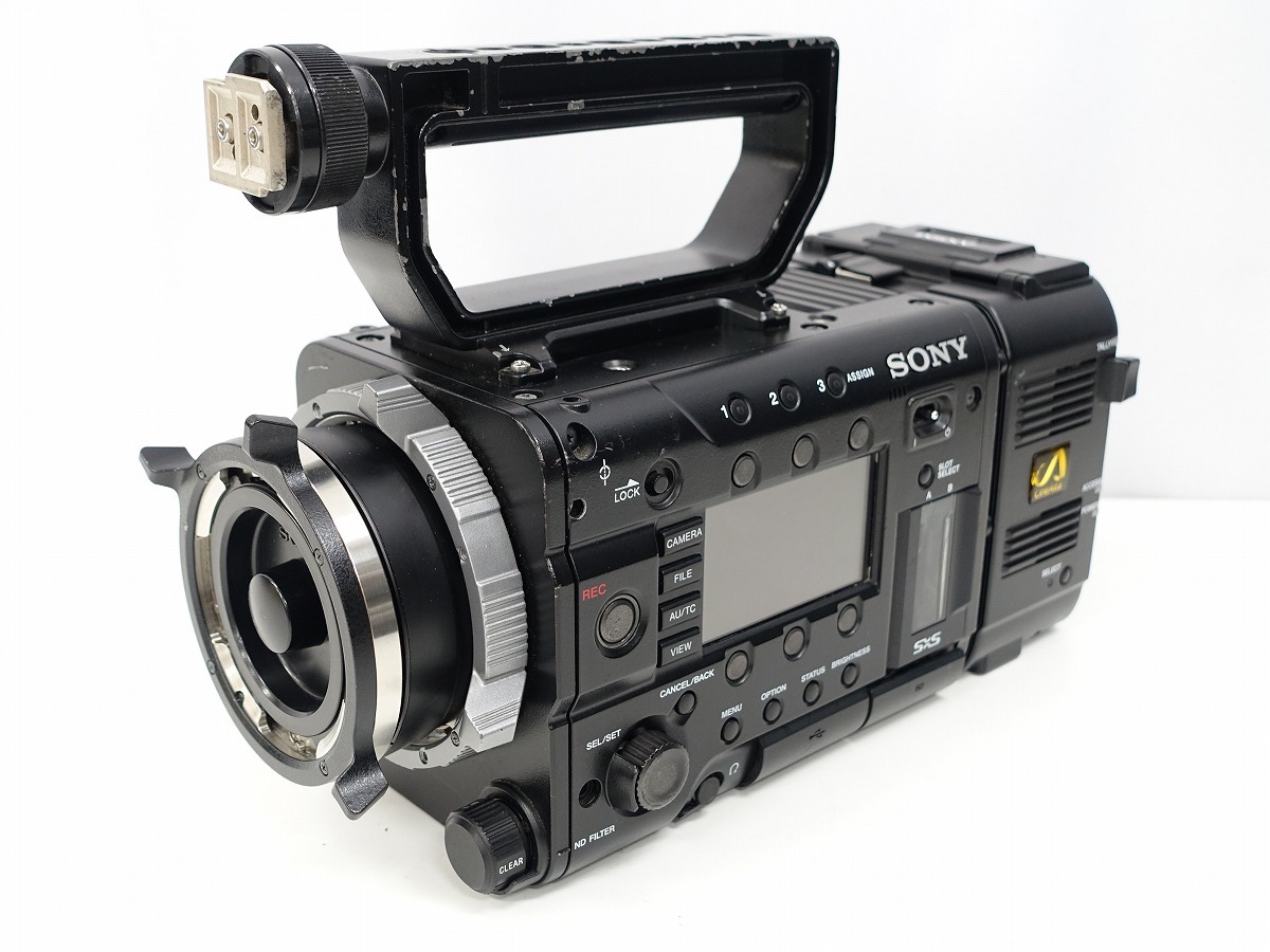 SONY PMW-F55 35mmラージセンサーカメラ AXS-R5 RAWレコーダー 付き 訳あり 動作品 4K/HD制作 Cine Alta SxS *453216 217