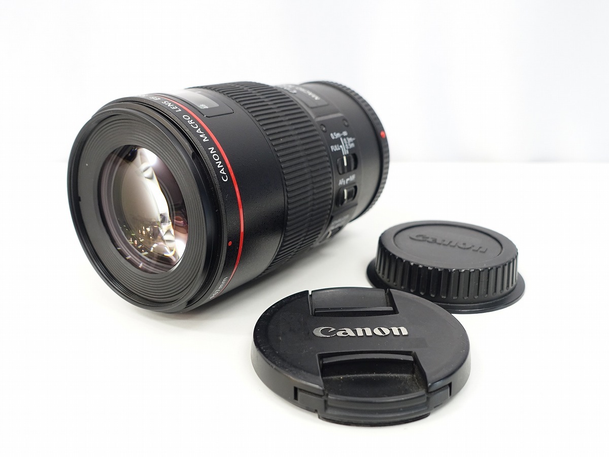 Canon EF100mm 1:2.8L マクロ IS USM 中望遠マクロレンズ 動作品 / F2.8 L Macro IS USM *412134
